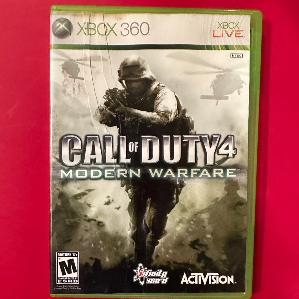 Xbox 360 Call of Duty 4 Video Game
